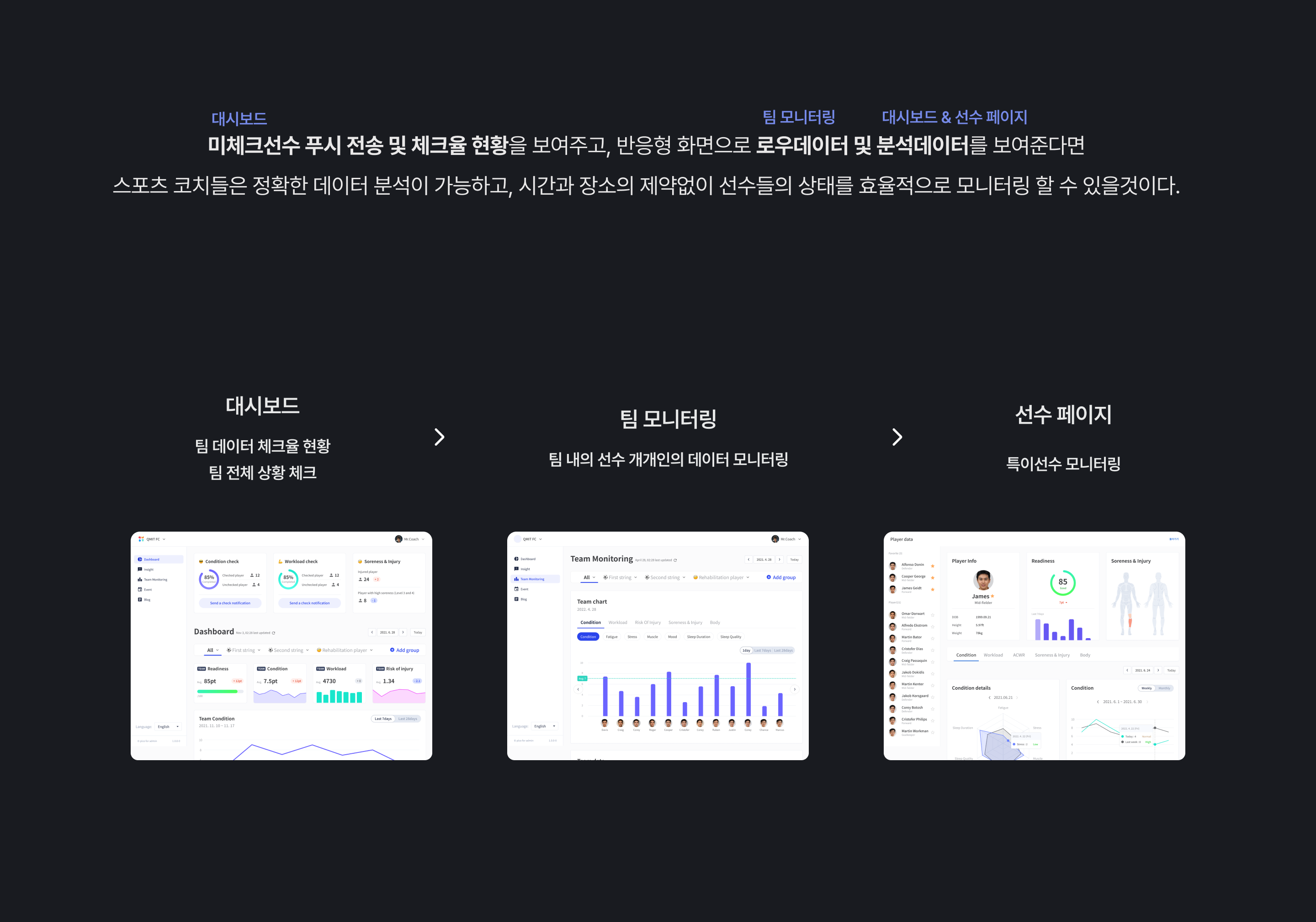 코치 웹 플랫폼 개요 — 가설